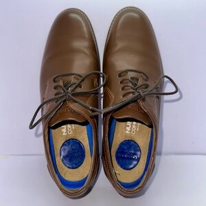 Nunn Bush Men's Westwood Flex Brown Leather Lace Up Oxfords Shoes Mens Size 8 M